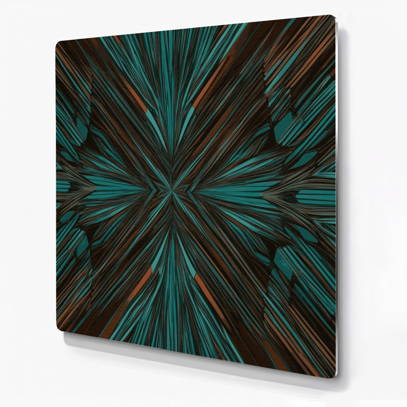 Art mural brun op Op 88, H 12 po x l 12 po x P 0,05 po