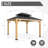 13 pi. L 11 pi. X P 11 pi. D Pavillon de jardin en acier