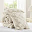 Édredon très grand 3 pièces dans une teinte douce - matelassé floral, broderie décontractée, chaleur légère, pour les amis de trois jolies cravates, look douillet, microfibre, confort toutes saisons