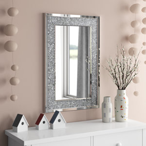 Parente Crystal Inlay Wall Mirror