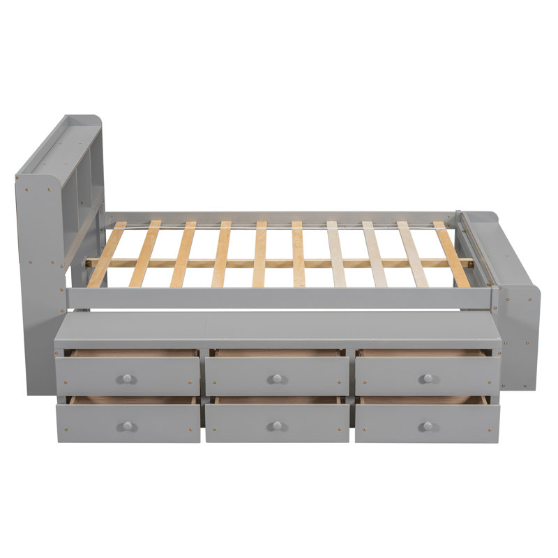 Aylissa standard pour enfants avec tiroirs, Gris