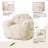 Bean Bag Chair, Bean Bag Chairs for Kids Soft Beanbag Chair with Filler Included, Adult Bean Bag Couch Sofa with Armrests for Living Room Bedroom-47972605-47972602