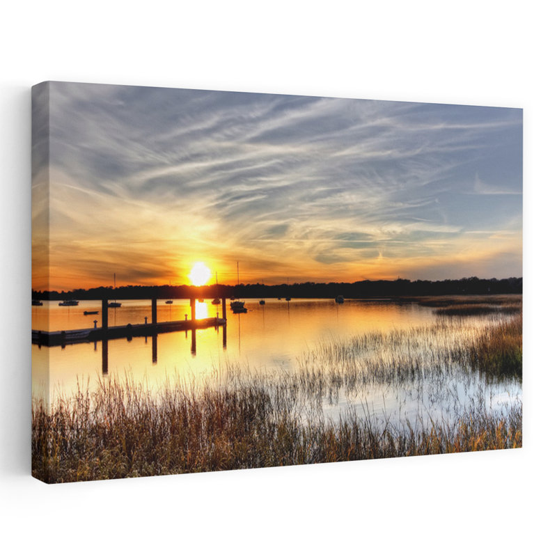 Le fjords - photographie côtière levers et couchers de soleil, H 24 po x l 36 po