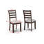 Table de salle à manger multifonctionnelle 7PCS avec 2 tiroirs latéraux intégrés, rangement caché et chaise rembourrée-625445535