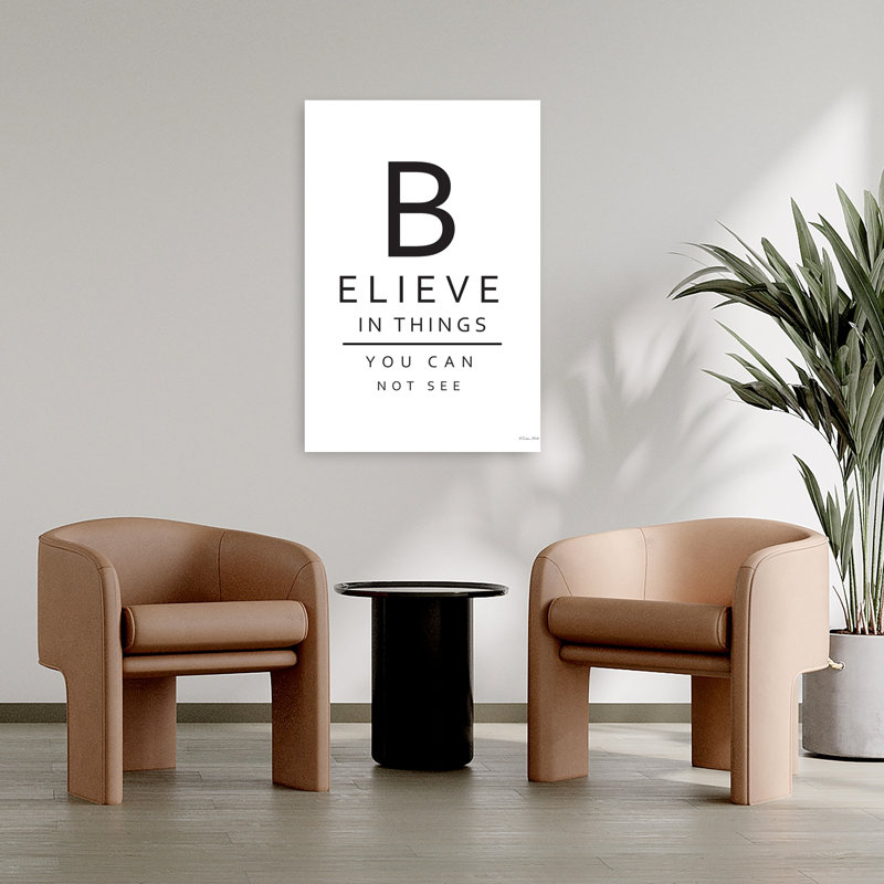 Believe, art contemporain abstrait, H 36 po x l 24 po