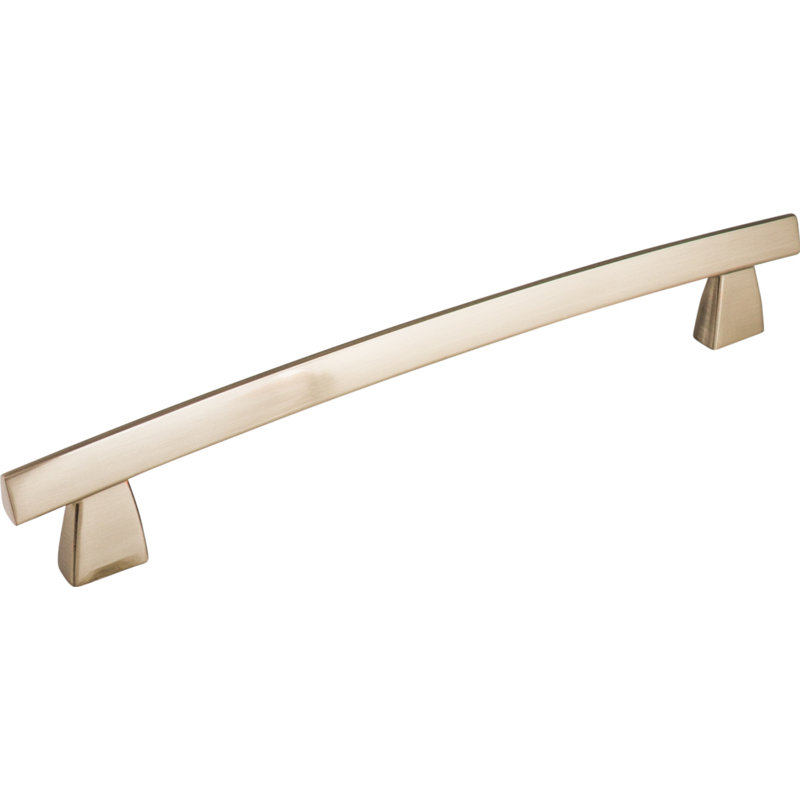 Arched 12" Center to Center Bar/Handle Pull, Brushed Satin Nickel