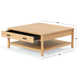 Kaplan Wood 1 Drawer Coffee Table