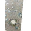 Odyssey Post Modern Organic Abstract Beige Oat Blue Purple White Hand-Knotted Wool/Silk Designer Area Rug / Rug Size: Rectangle-56969916