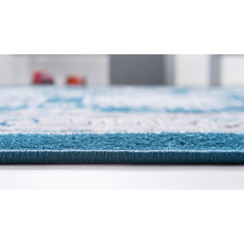 Esveidy Ikat Indoor Rug, Runner 2' x 6'