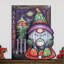 Décoration murale gnome en bois Haylee