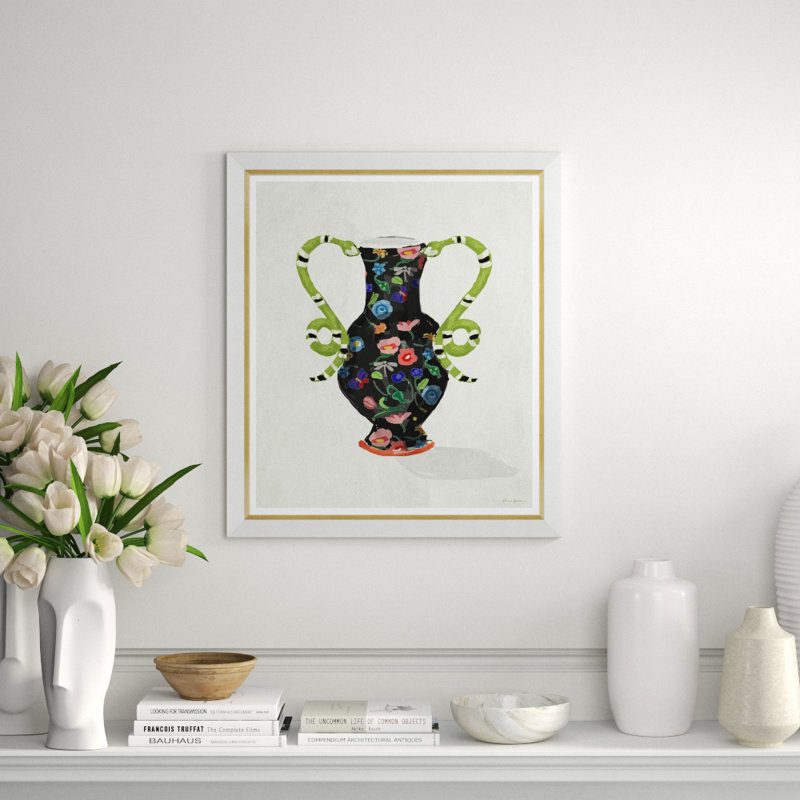 Boa Vase Giclee Print by Dana Gibson