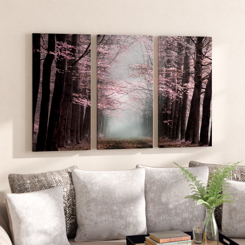 Écoute - Ensemble de 3 impressions sur toile tendue, 24 po x 36 po