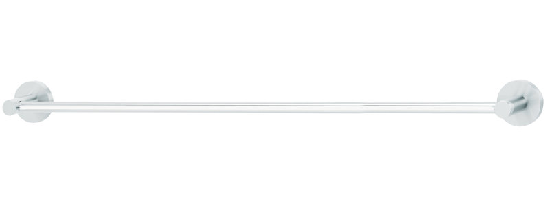 Towel Bar, Polished Chrome, 2" H x 25.88" L x 2.38" D