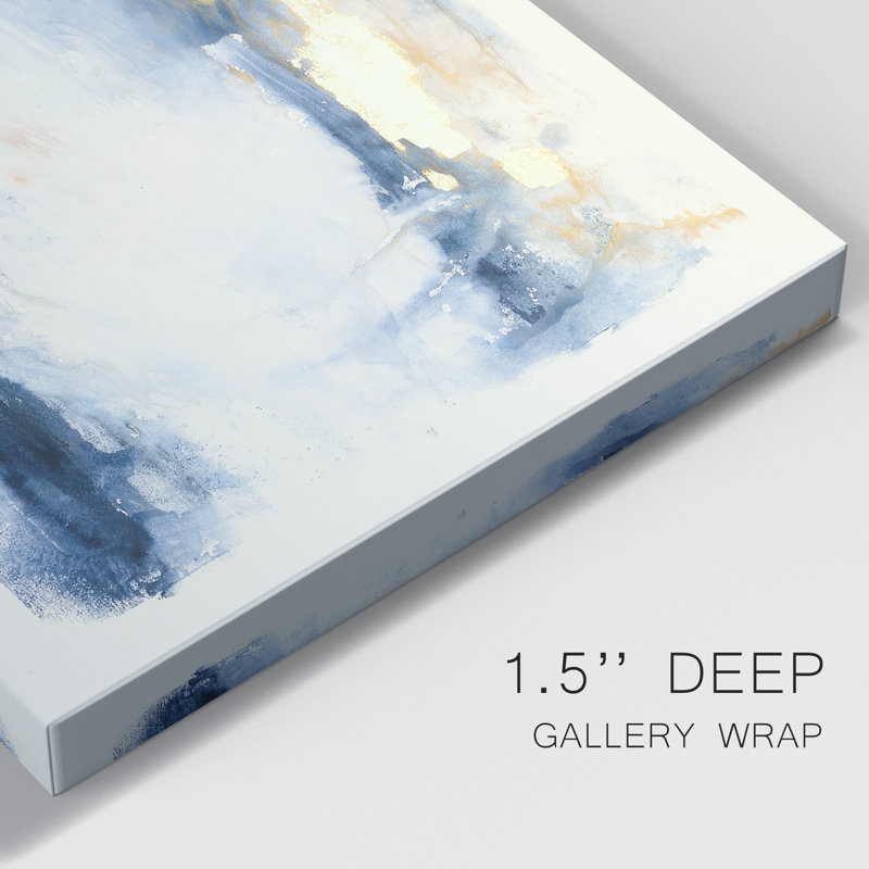 Large Beige Wrapped Canvas Print with Solid Wood Frame