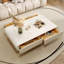 Table basse simple de style crème