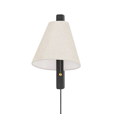 Bras pivotant blanc à 1 lumière à brancher