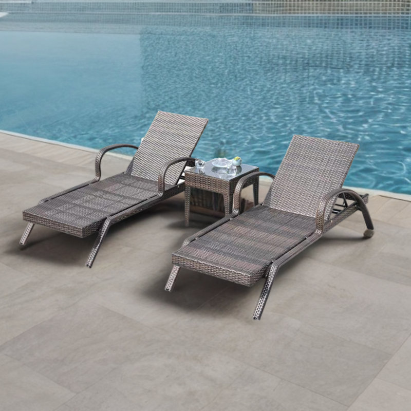 Chaise longue d'extérieur Piscine Chaise longue d'extérieur