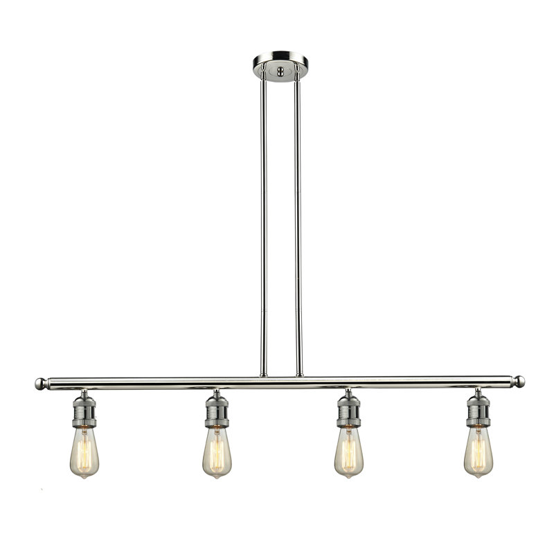 Mignone 4 - Light Kitchen Island Pendant, Polished Nickel