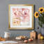 Contemporary Peony I par J Paul - Reproduction d'art sur papier encadrée-462552379-462552378