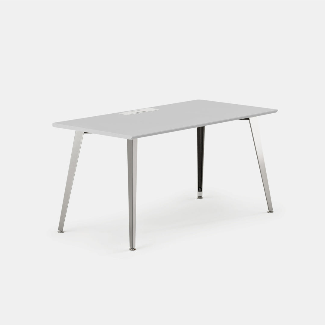 Office Desk, 30" H x 60" W x 30" D, Mirror, Fog