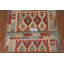 Tapis géométrique en laine Kilim 6 x 8
