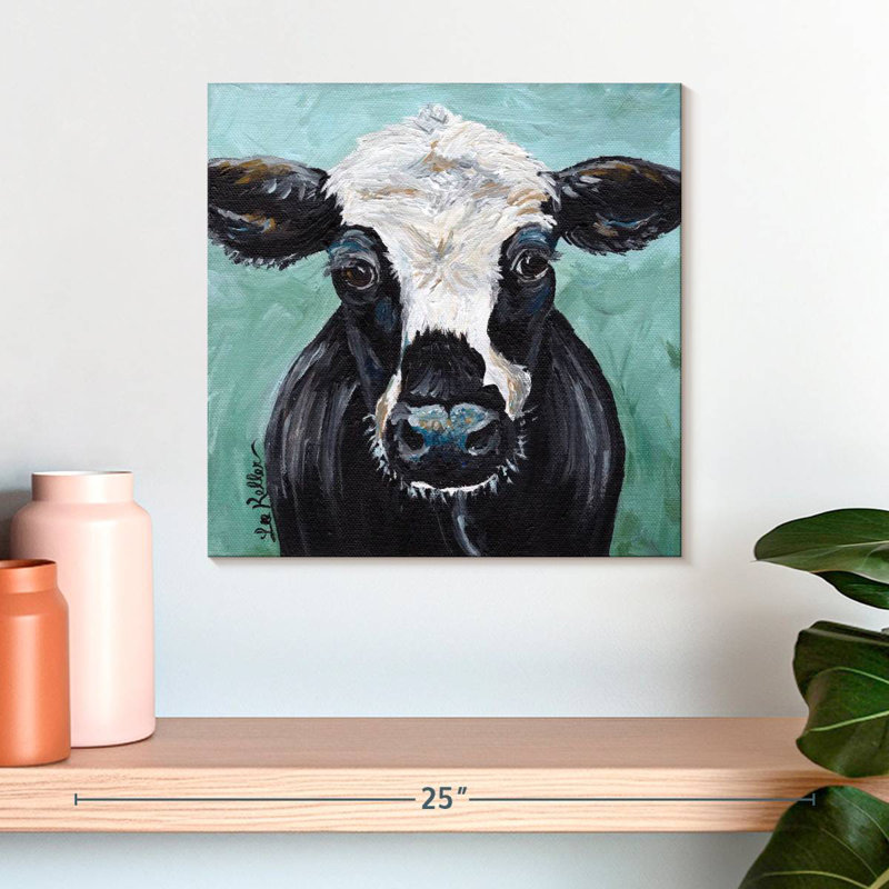 Brampt Cow Clyde, 16" H x 16" W