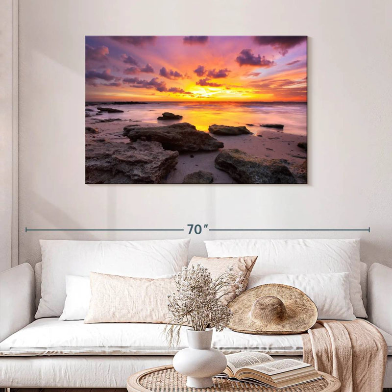 Gillard Breathtaking Gillard Sunset, 30" H x 45" W
