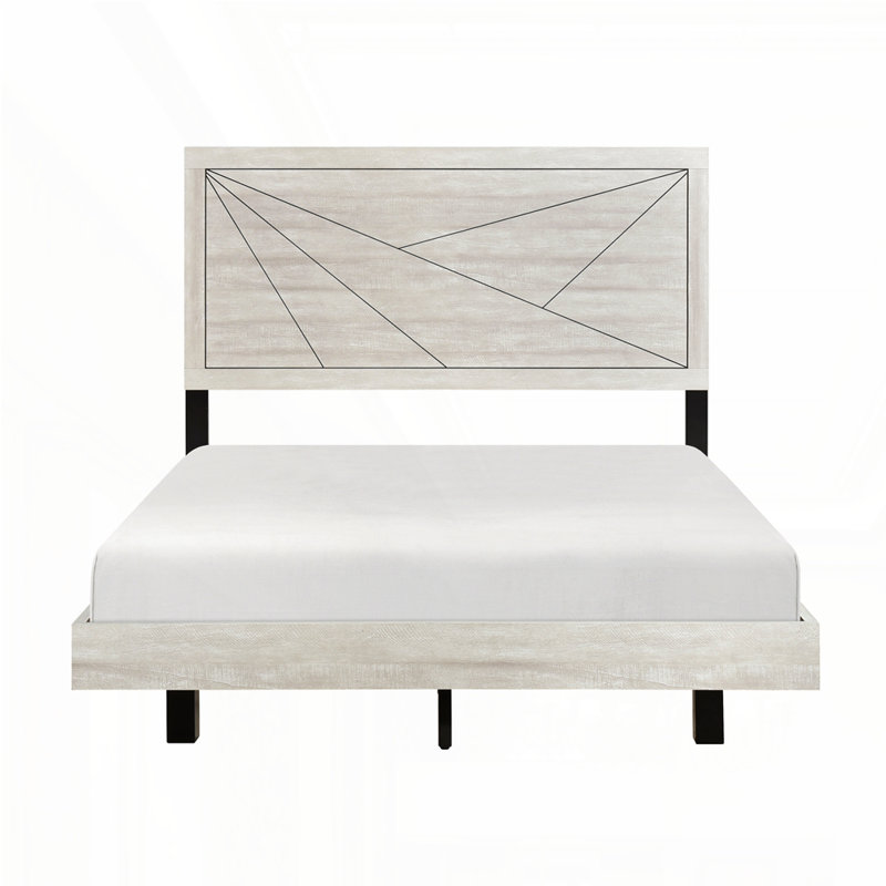 Lit meubles de chambre à coucher en bois durable, Grand