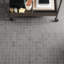 Clay 12x12 Matte Concrete Look Porcelain Mosaic Tile-481483884