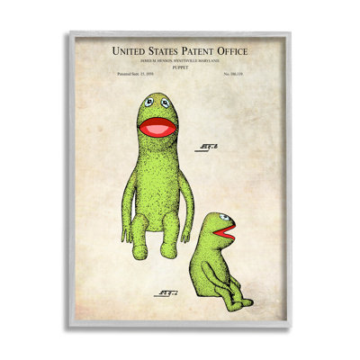 " Vintage Frog Character Puppet " by Karl Hronek