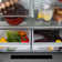 36" Autograph Edition 21.6 Cu. Ft 4-door French Door Refrigerator with Water and Ice Dispenser in Stainless Steel with Champagne Bronze Square Handles