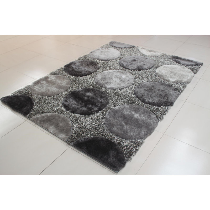Tapis gris Shawny, 7 pi 11 po x 9 pi 10 po