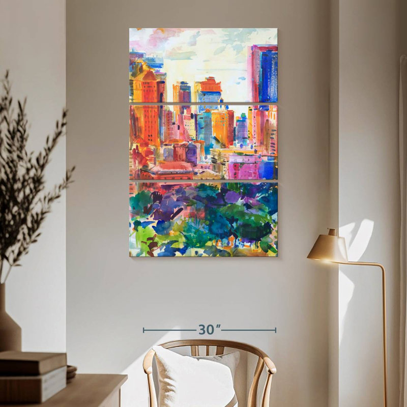 Central Park West, 65" H x 42" W