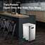 Stainless Steel Multi-Compartments Trash & Recycling Bin