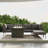 Latitude Run® 7 Pieces Aluminum Patio Furniture Set, Modern Modular Sectional Sofa with Fire Pit Table and Upgrade Thickness Cushion-721819080