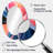 Geometric soft colors patterns V - Modern Oval Wall Mirror-375152432