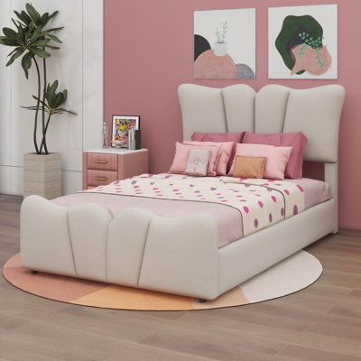 Upholstered Platform Bed Velvet Upholstered Bed