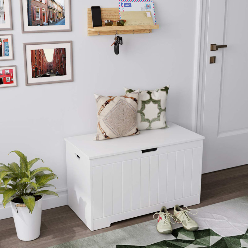 Merritt Toy Box, White