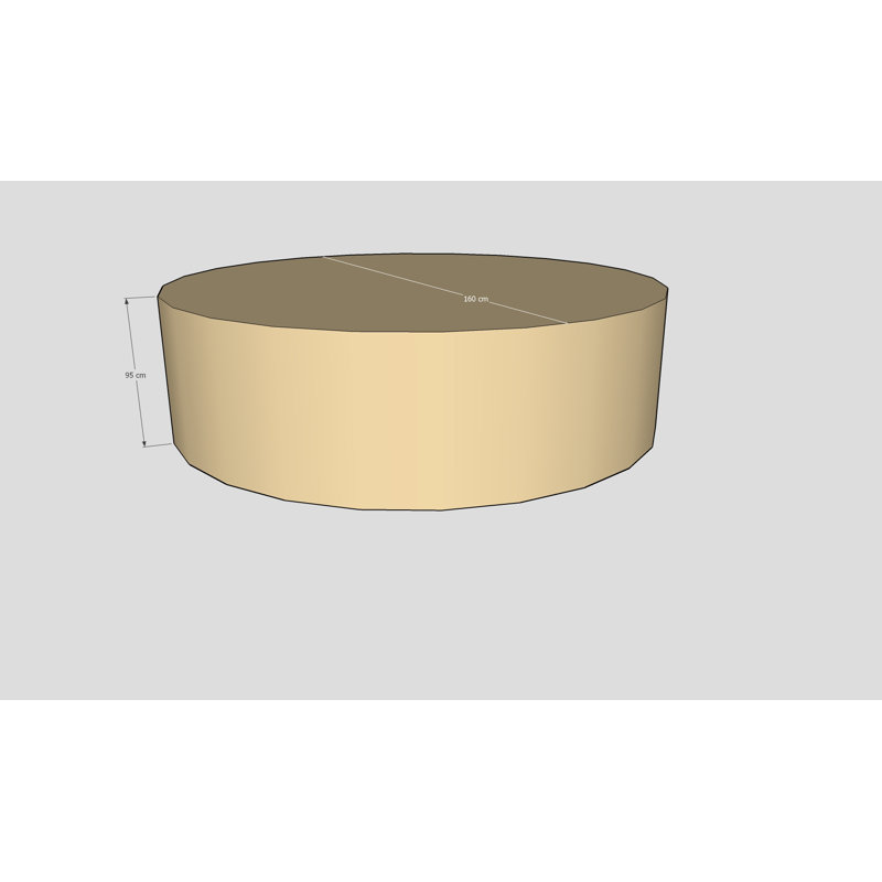 Outdoor Patio Dining Set Cover, 95cm H x 160cm diameter