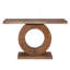 Console moderne minimaliste avec base circulaire