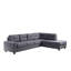 Canapé modulaire rembourré moderne avec méridienne réversible, grande assise, coussins de soutien en mousse, tissu durable, canapé de salon pour maison et appartement-130464427