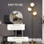 Lampe sur pied moderne 3 lumières