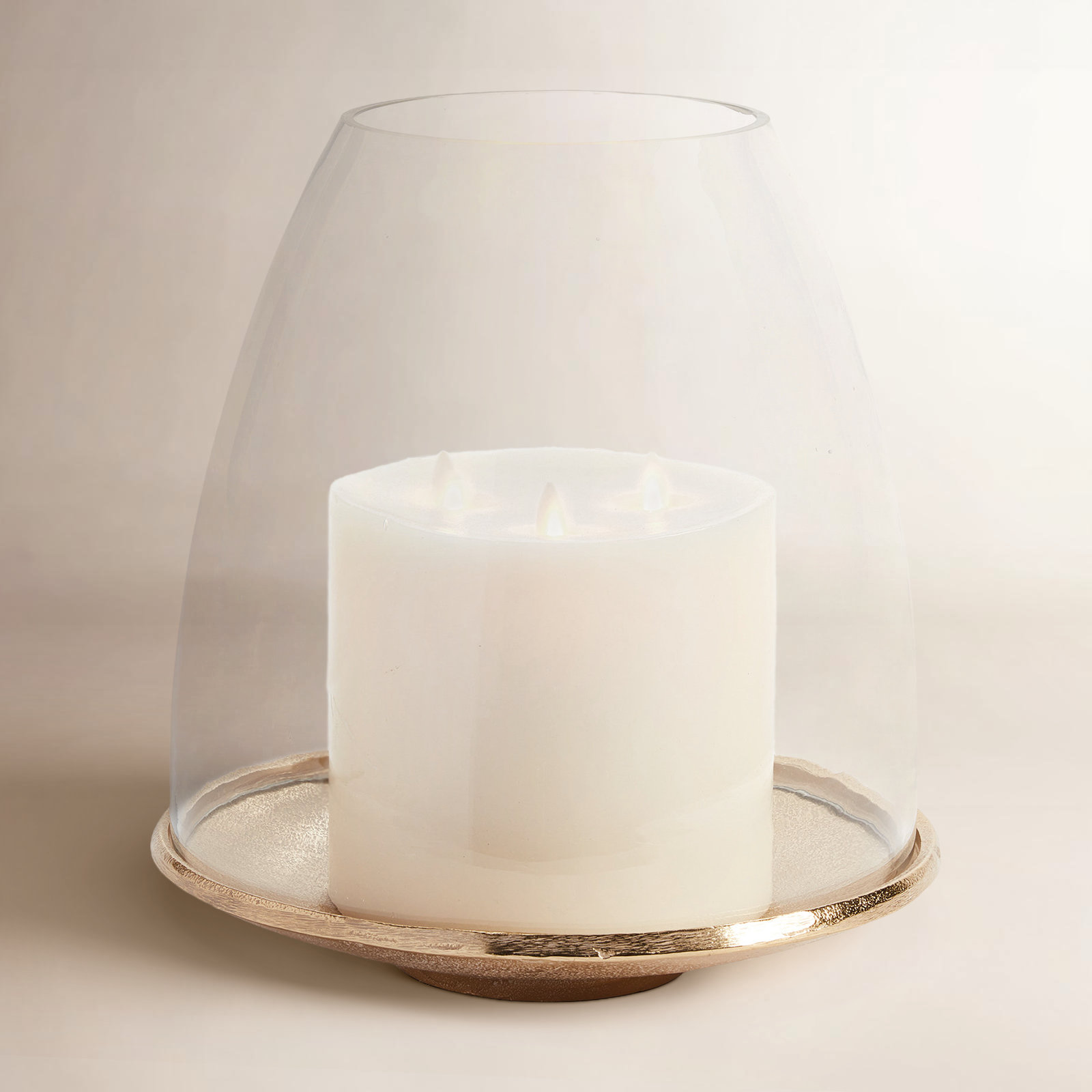 Barrow Hurricane Candle Holder, 12" H x 10" W x 10" D 