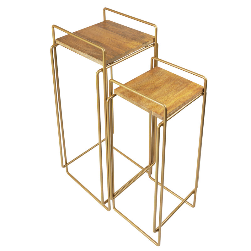  Tables gigognes Frame, Or