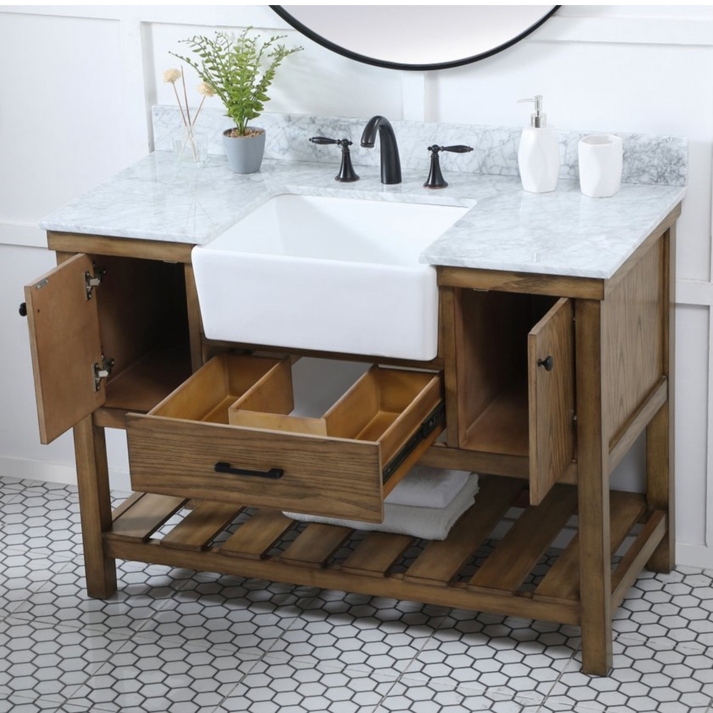 Pelaghia 48'' Single Bathroom Vanity, Driftwood