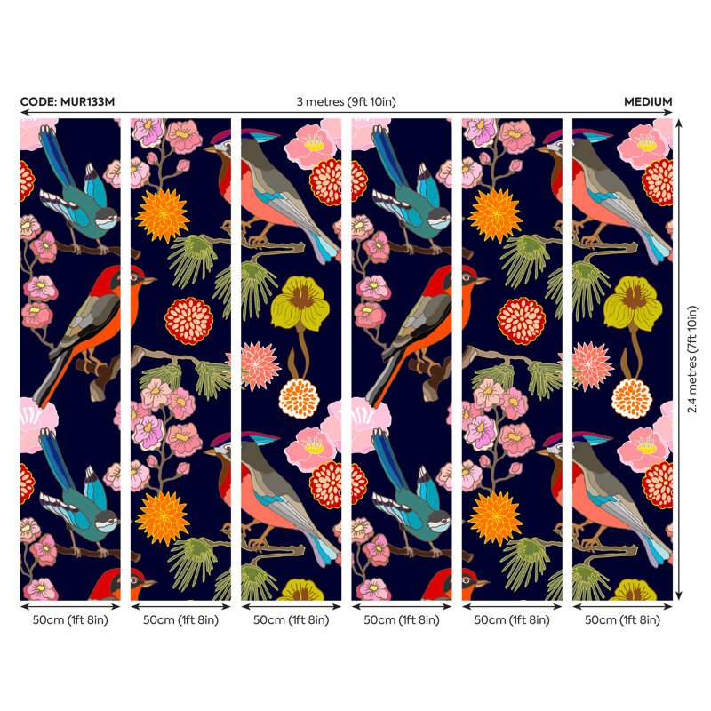 Sowards Matte Wall Mural, 240cm L x 300cm W