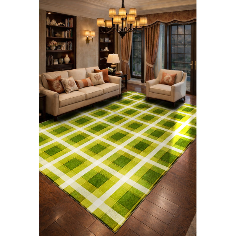 Tapis vert Mosso, 3 pi 3 po x 6 pi 7 po
