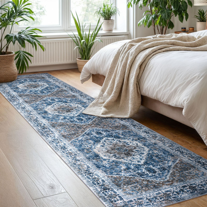 Tapis d'intérieur antidérapant Jodhveer , Tapis de couloir 2 pi x 8 pi