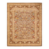 Linzell One-of-a-Kind 8' 0" X 9' 10" Hand Knotted Area Rug
