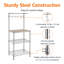 Chestertown Metal Standard Baker's Rack with Microwave Compatibility